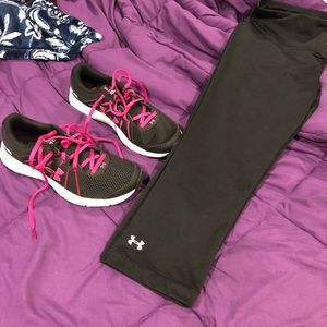 Workout capri & shoes
